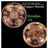 1oz .999 Fine Copper Bullion Round - Year of The D