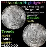 1880-o Morgan Dollar Near Top Pop! $1 ms65 SEGS