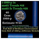 BU Shotgun Jefferson 5c roll, 1985-p 40 pcs Bell T