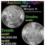 1897-s Morgan Dollar $1 ms66+ SEGS