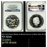 NGC 2015 Disney Mickey & Minnie Forever $2 Silver