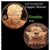1oz .999 Fine Copper Bullion Round - Donald Trump