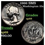 1966 SMS Washington Quarter 25c Grades sp68