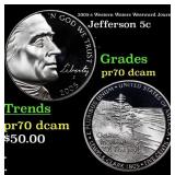 2005-s Western Waters Proof Jefferson Nickel Westw