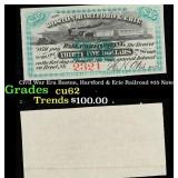 Civil War Era Boston, Hartford & Erie Railroad $35