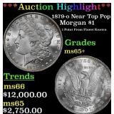 1879-o Morgan Dollar Near Top Pop! $1 ms65+ SEGS