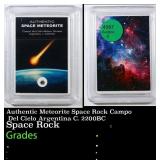 Authentic Meteorite Space Rock Campo Del Cielo Arg