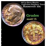1977-p Roosevelt Dime Steve Martin Collection Rain
