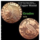 1oz .999 Fine Copper Bullion Round - Indian Gold C