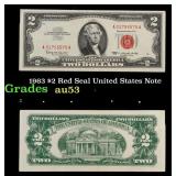 1963 $2 Red Seal United States Note Grades Select