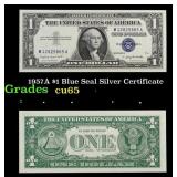 1957A $1 Blue Seal Silver Certificate Grades Gem C