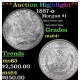 1887-o Morgan Dollar $1 ms64+ SEGS