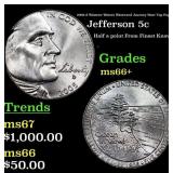 2005-d Western Waters Jefferson Nickel Westward Jo
