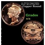 1oz .999 Fine Copper Bullion Round - Mercury Dime