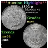 1892-p Morgan Dollar $1 ms64 SEGS
