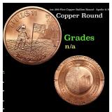1oz .999 Fine Copper Bullion Round - Apollo 11 Sty