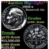 ***Auction Highlight*** 1968-s Proof Roosevelt Dim