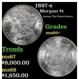 1897-s Morgan Dollar $1 ms66+ SEGS