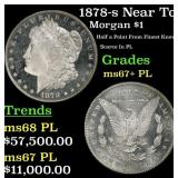 1878-s Morgan Dollar Near Top Pop! $1 ms67+ PL SEG