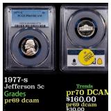 1977-s Proof Jefferson Nickel 5c pr69 dcam PCGS