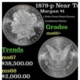 1879-p Morgan Dollar Near Top Pop! $1 ms66+ SEGS