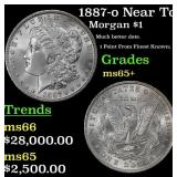 1887-o Morgan Dollar Near Top Pop! $1 ms65+ SEGS