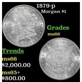 1879-p Morgan Dollar $1 ms66 SEGS