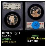 1979-s Ty 1 Proof Susan B. Anthony Dollar $1 ACG