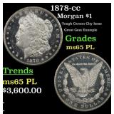 1878-cc Morgan Dollar $1 ms65 PL SEGS