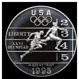 1995-p Olympics Track & Field Proof Modern Commem