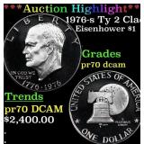 ***Auction Highlight*** 1976-s Ty 2 Clad Proof Eis