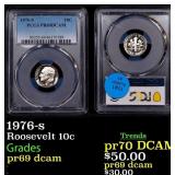 1976-s Proof Roosevelt Dime 10c pr69 dcam PCGS