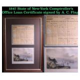 ***Auction Highlight*** 1847 State of New-York Com