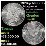 1879-p Morgan Dollar Near Top Pop! $1 ms66+ SEGS