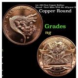 1oz .999 Fine Copper Bullion Round - Don