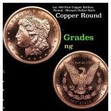 1oz .999 Fine Copper Bullion Round - Morgan Dollar