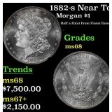 1882-s Morgan Dollar Near Top Pop! $1 ms68 SEGS
