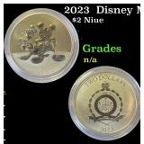 2023  Disney Micky Mouse & Donald Douck 1oz .999 S