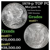 1879-p Morgan Dollar TOP POP! $1 ms67+ SEGS