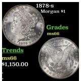 1878-s Morgan Dollar $1 ms66 SEGS