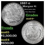 1887-o Morgan Dollar $1 ms64+ SEGS