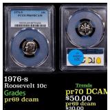 1976-s Proof Roosevelt Dime 10c pr69 dcam PCGS