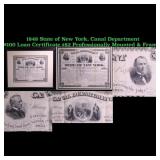 ***Auction Highlight*** 1848 State of New York, Ca