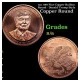 1oz .999 Fine Copper Bullion Round - Donald Trump