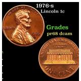 1976-s Proof Lincoln Cent 1c Grades GEM++ Proof De