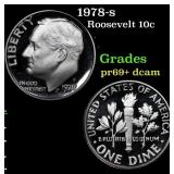 1978-s Proof Roosevelt Dime 10c Grades GEM++ Proof