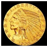 ***Major Highlight*** 1908-p Gold Indian Half Eagl