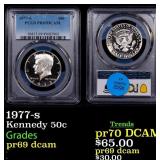 1977-s Proof Kennedy Half Dollar 50c pr69 dcam PCG