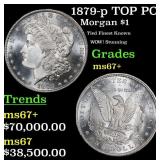 1879-p Morgan Dollar TOP POP! $1 ms67+ SEGS