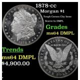 1878-cc Morgan Dollar $1 ms64 DMPL SEGS